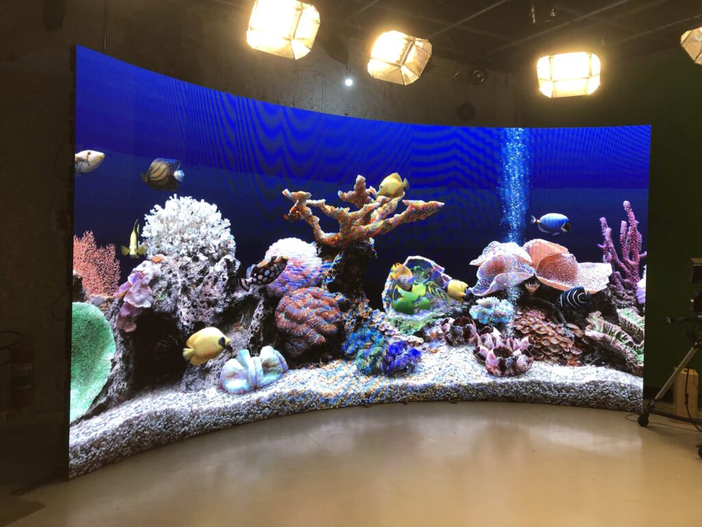 Painel LED - Instalação imersiva aquário