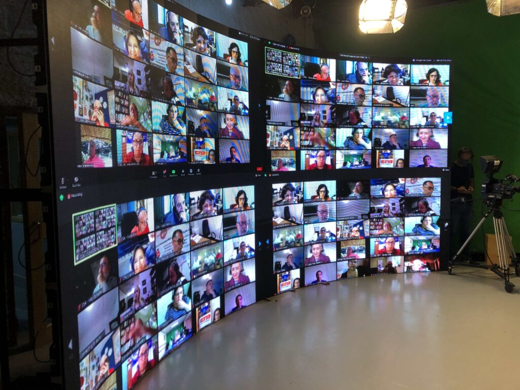 Painel streaming - videowall multiplataforma